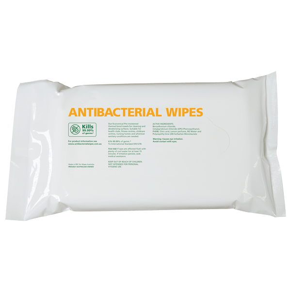 Antibacterial Wipes (20 Packs x 40 Wipes) Antibacterial Wipes