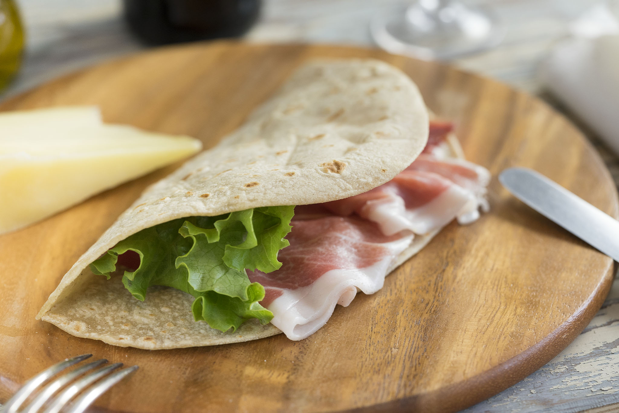 PIADINA GRANO TENERO AGLI SPINACI Antica cucina bio