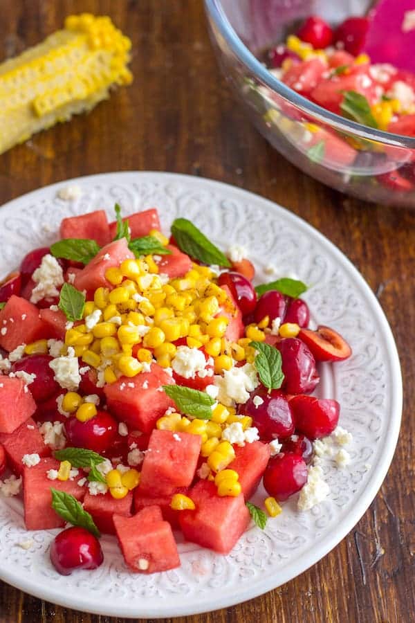 Watermelon and Corn Salad Anticancer Lifestyle Program