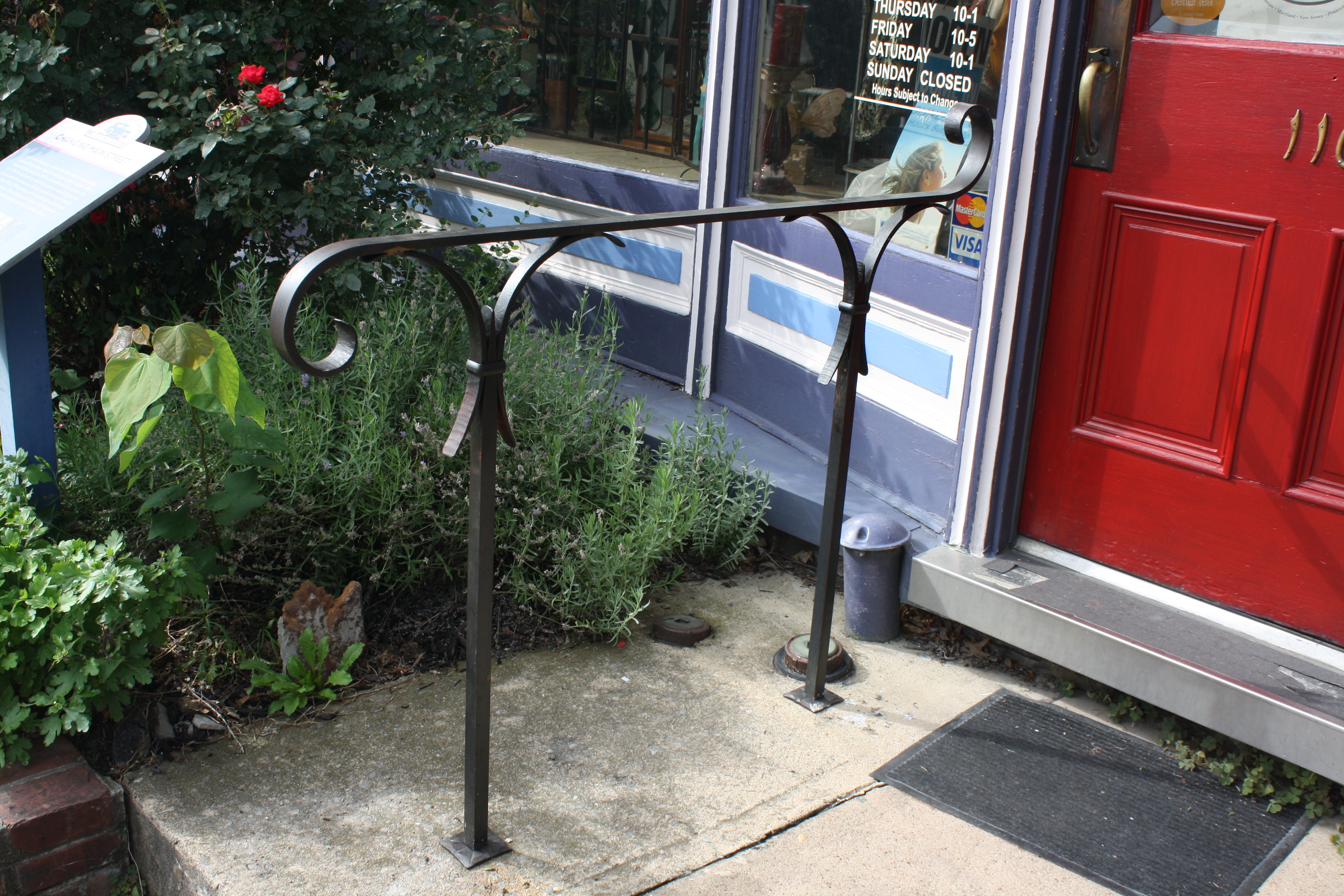 Railing for Small Steps or Walkways Safety without