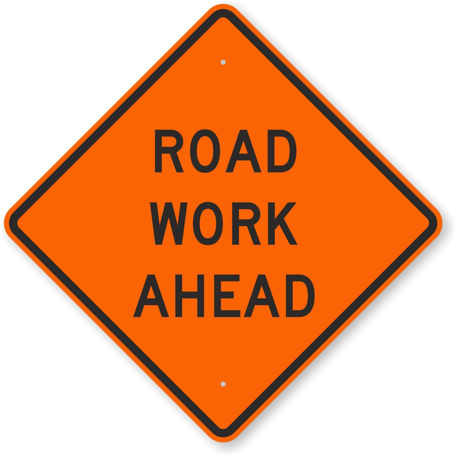 Notice of roadworks on Anchorage Road, between Marble Hill Rd and the
