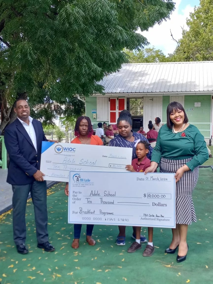 Financial boost for Adele School’s breakfast club Antigua Observer