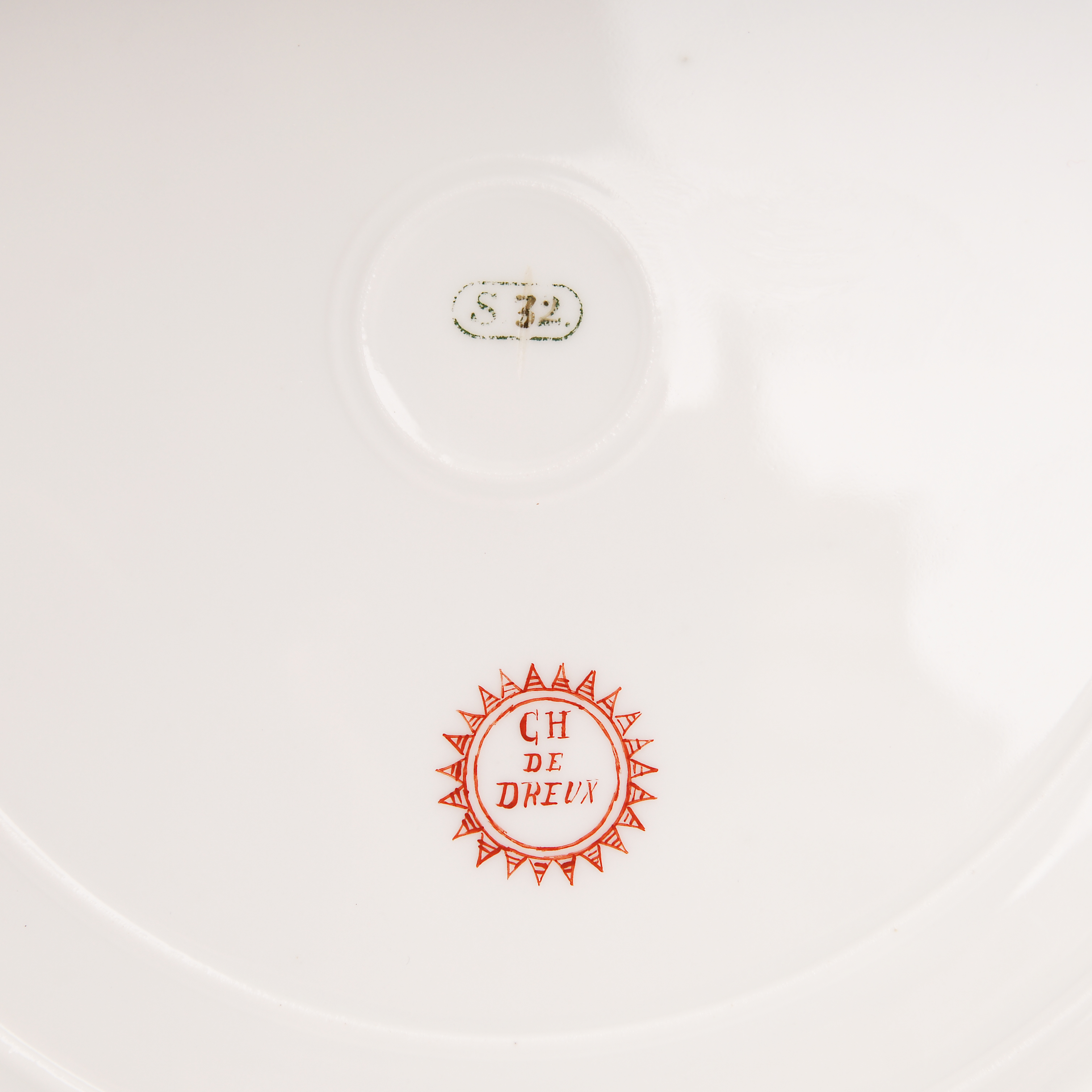 Ceramics and porcelain Porcelain decorative plate