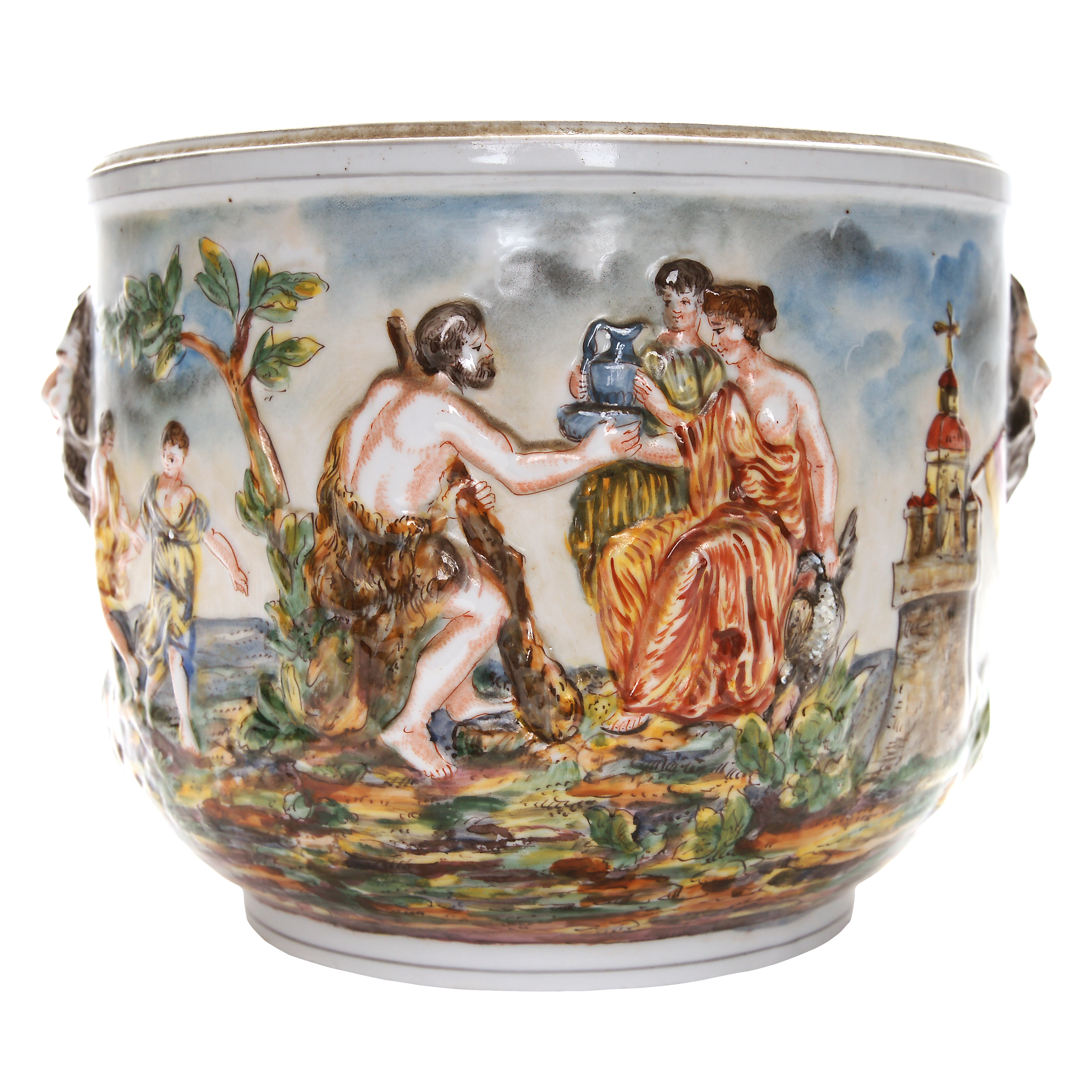 Ceramics and porcelain Porcelain flower pot