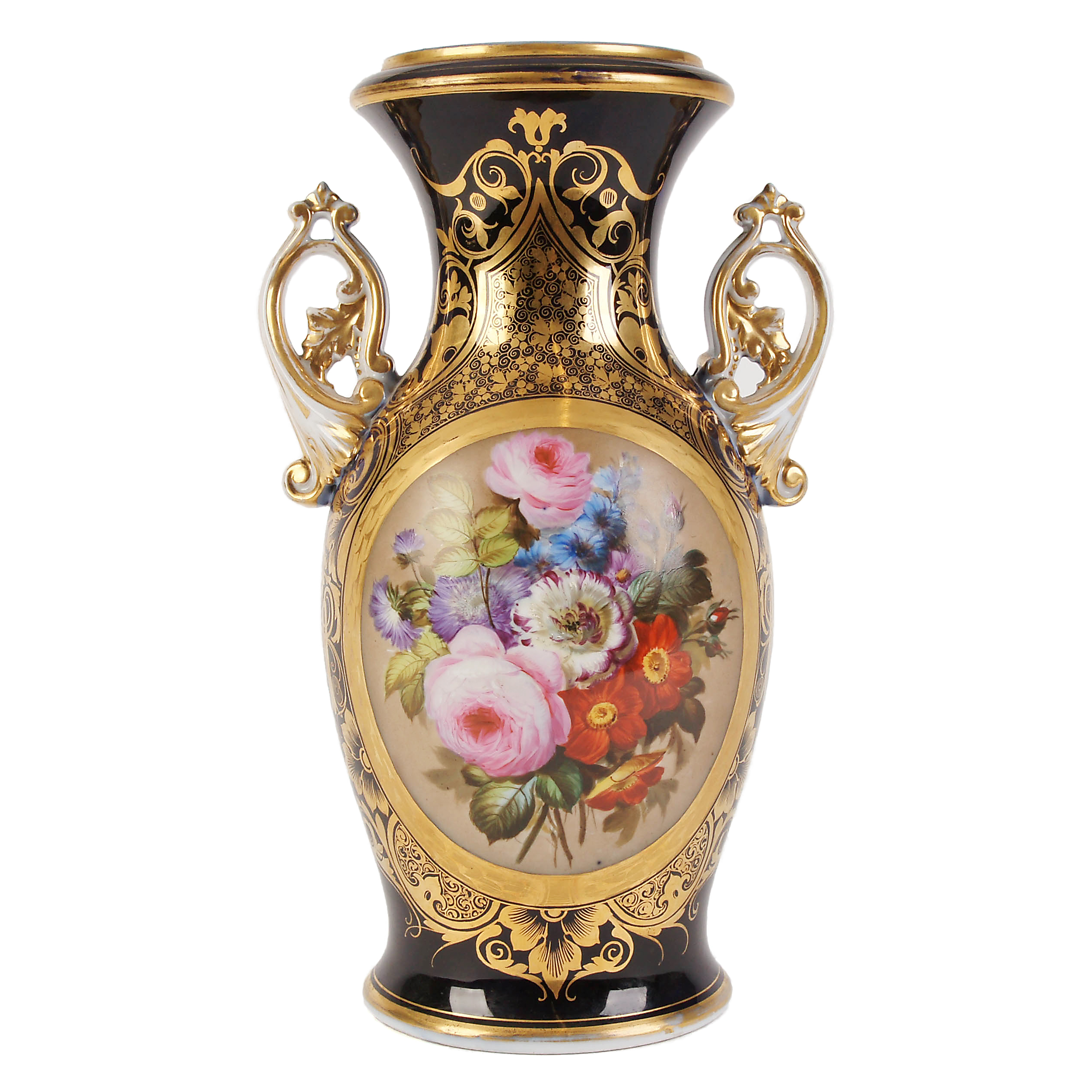 Ceramics and porcelain Large porcelain decorative vase