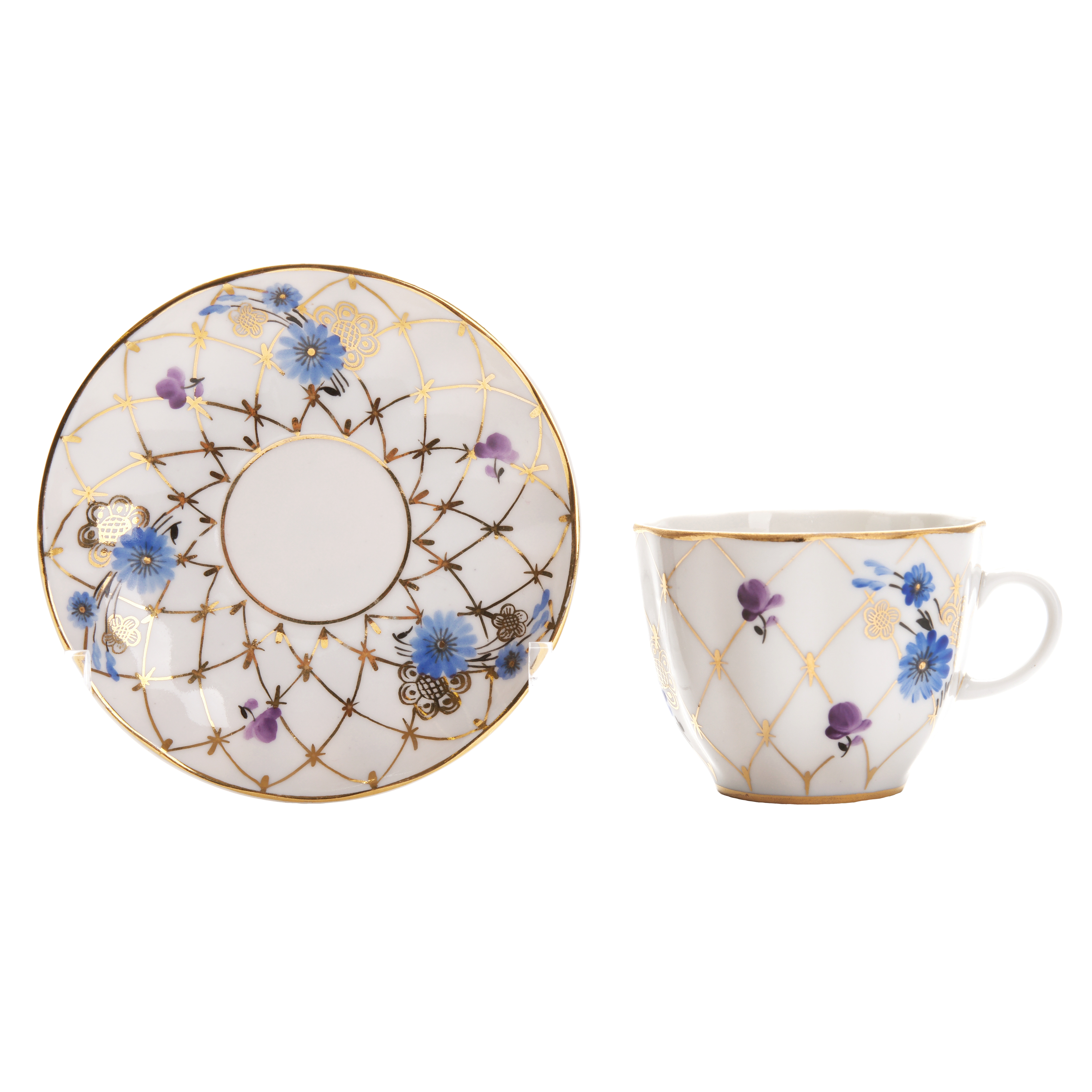 Ceramics and porcelain Porcelain coffee cup and saucer