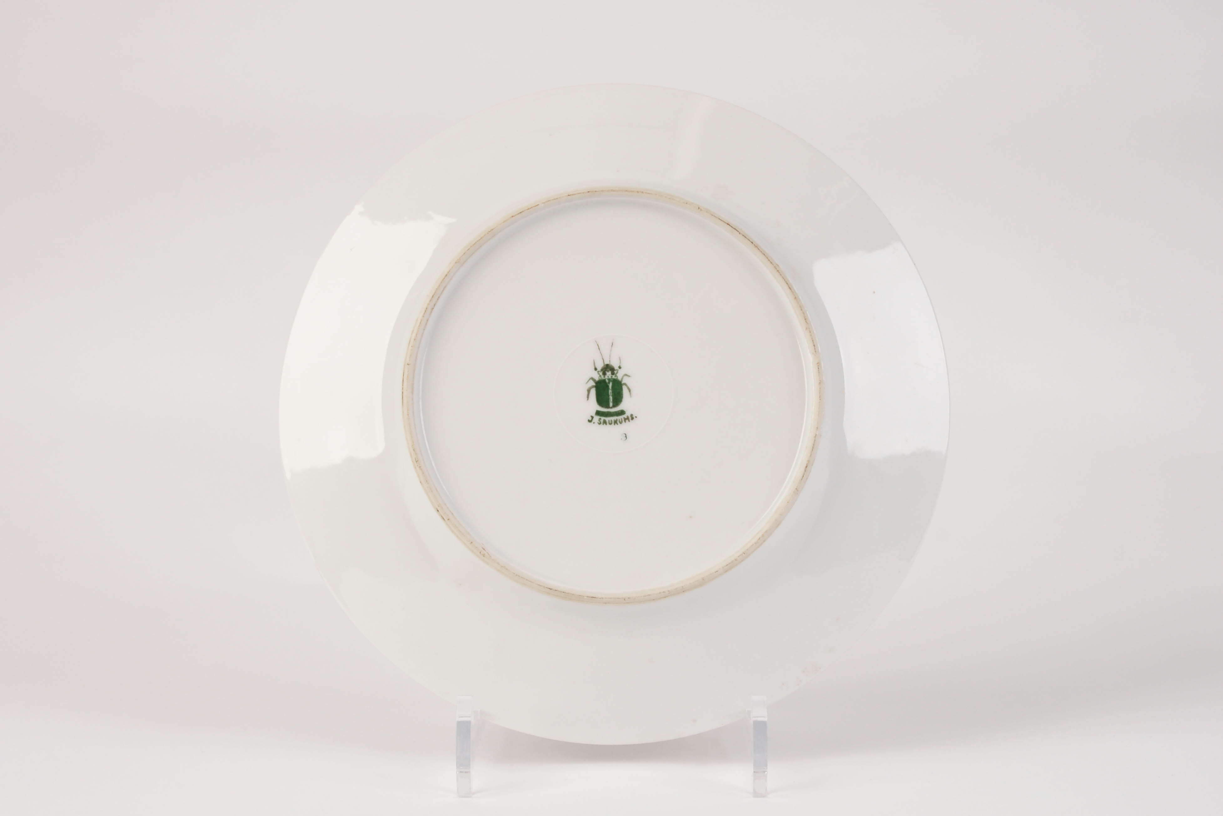 Ceramics and porcelain Porcelain decorative plate