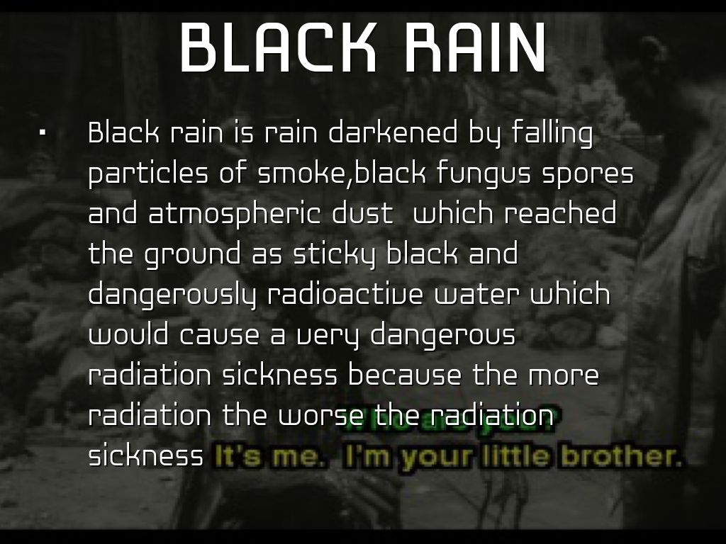 Chris Busby on the truth about black rain, radiation and cancer