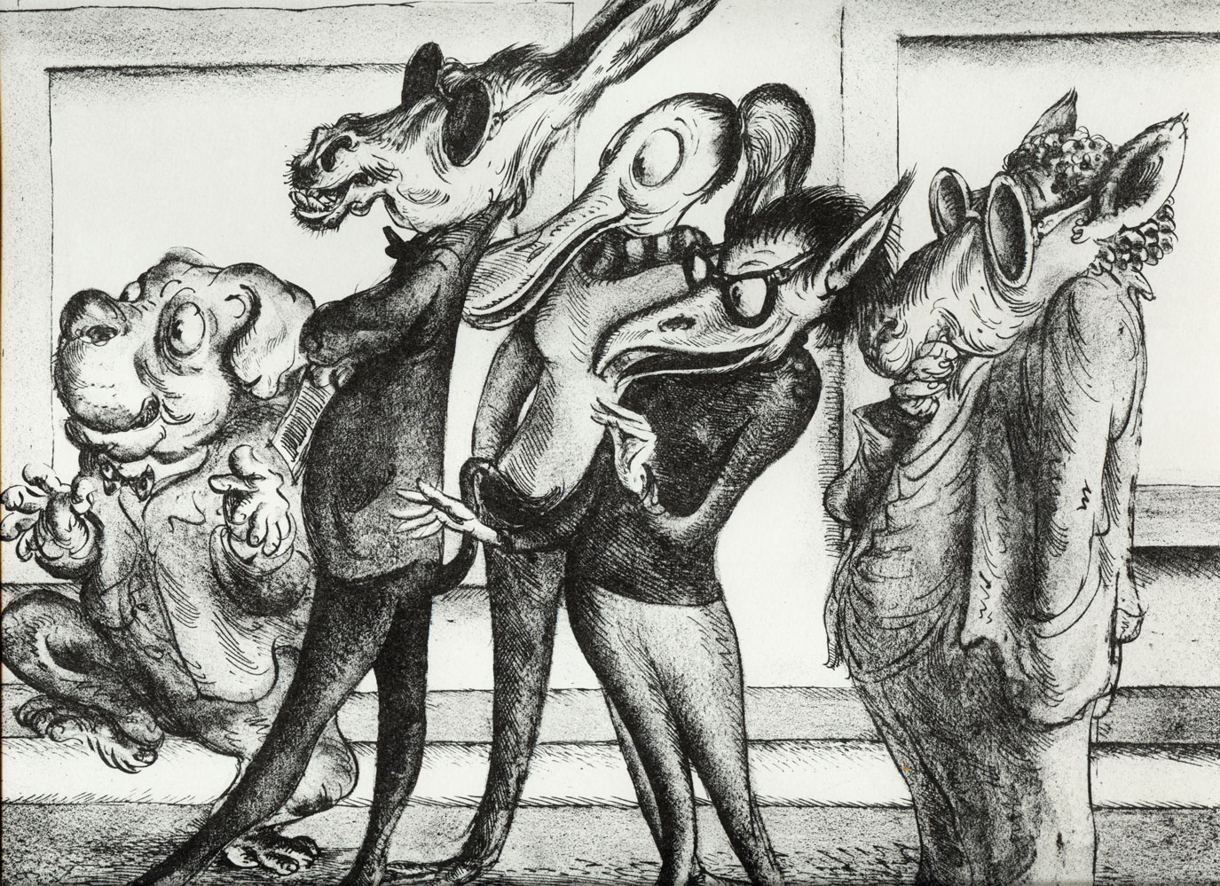 Weber A. Paul Weber (18931980). Ohne Titel. Antiquariat Schaper
