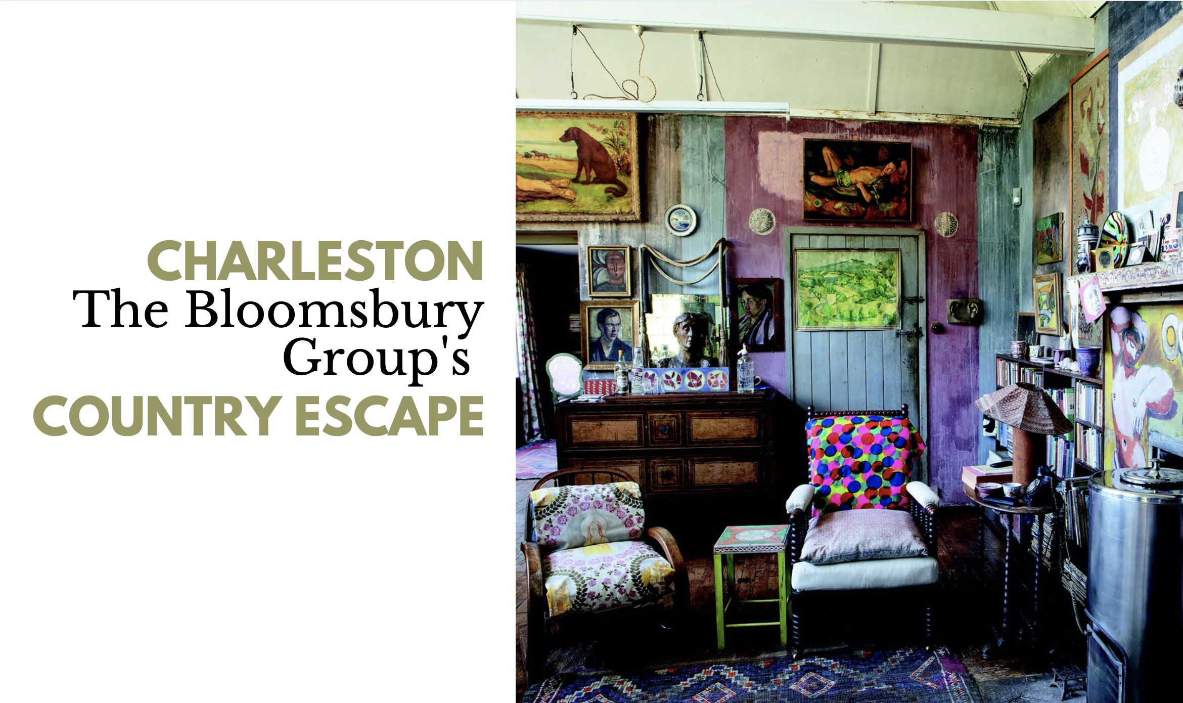 Visiting Charleston rural home of the Bloomsbury Group Antique