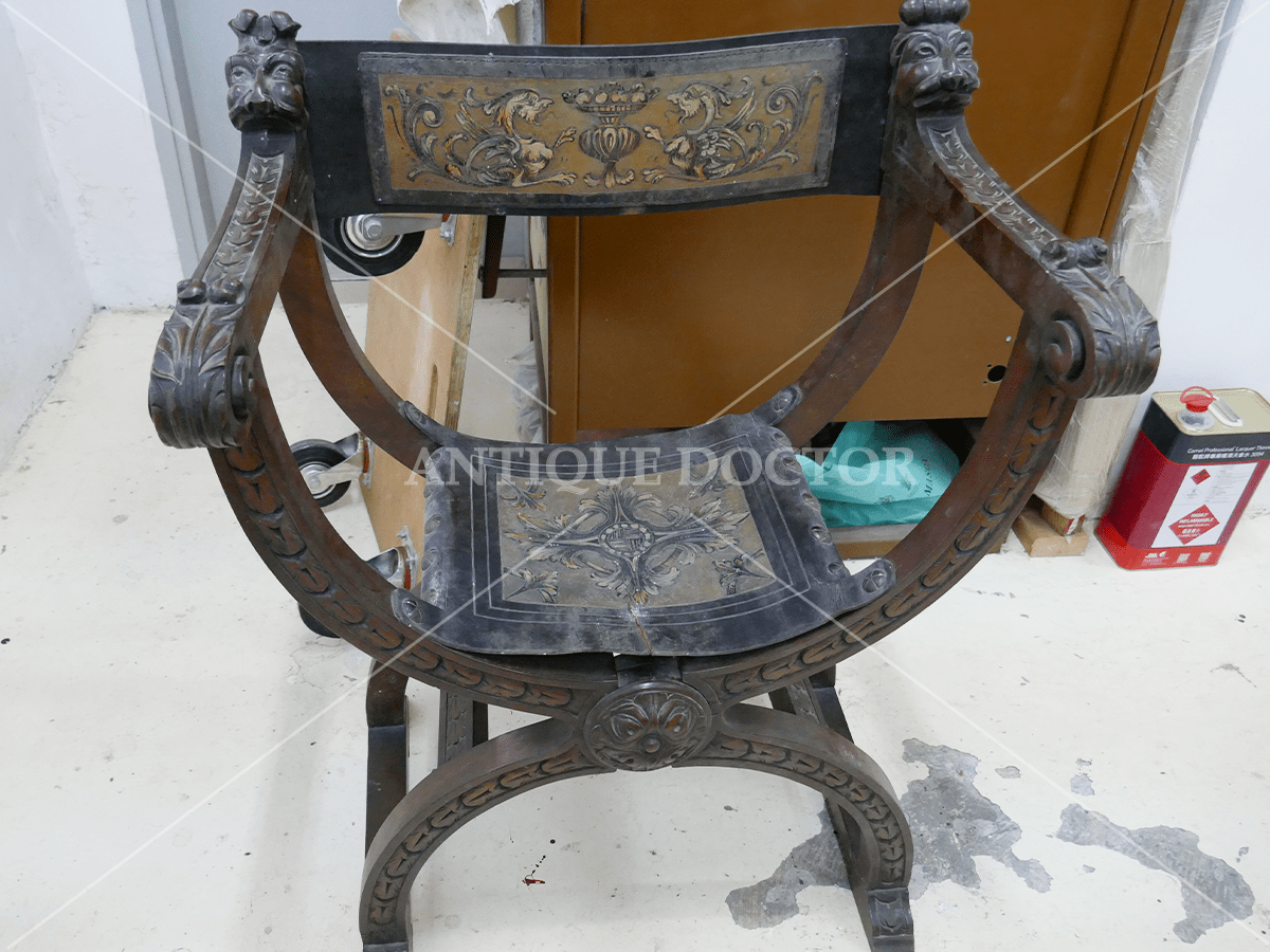 Spanish Throne Chair Antique Doctor