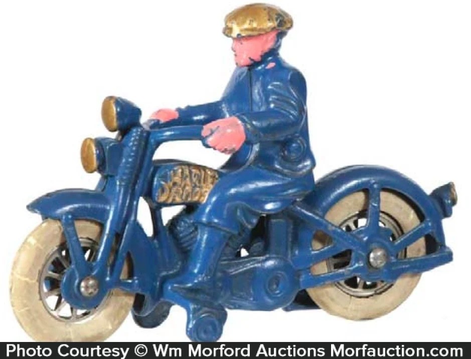 Antique Advertising Harley Davidson Motorcycle Toy • Antique Advertising