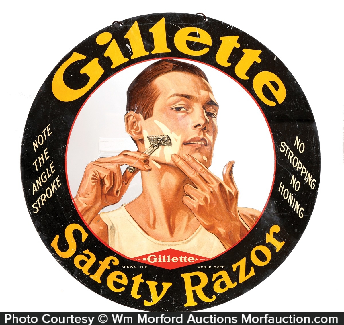 Gillette Safety Razors Sign • Antique Advertising