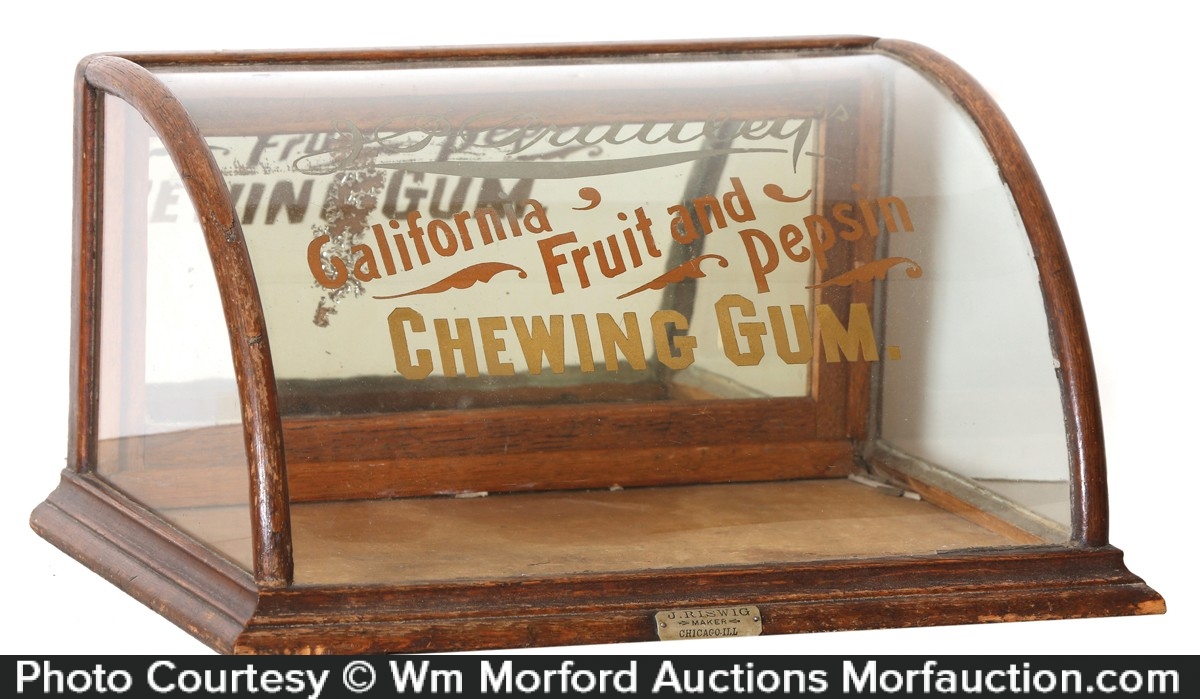 Primley's California Fruit Gum Case • Antique Advertising