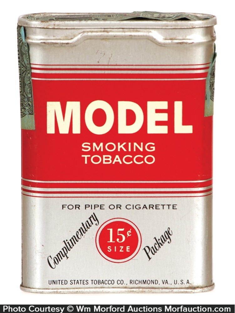 Model Sample Tobacco Tin • Antique Advertising