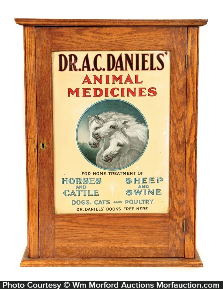 Antique Advertising Dr. Daniels Animal Medicines Veterinary