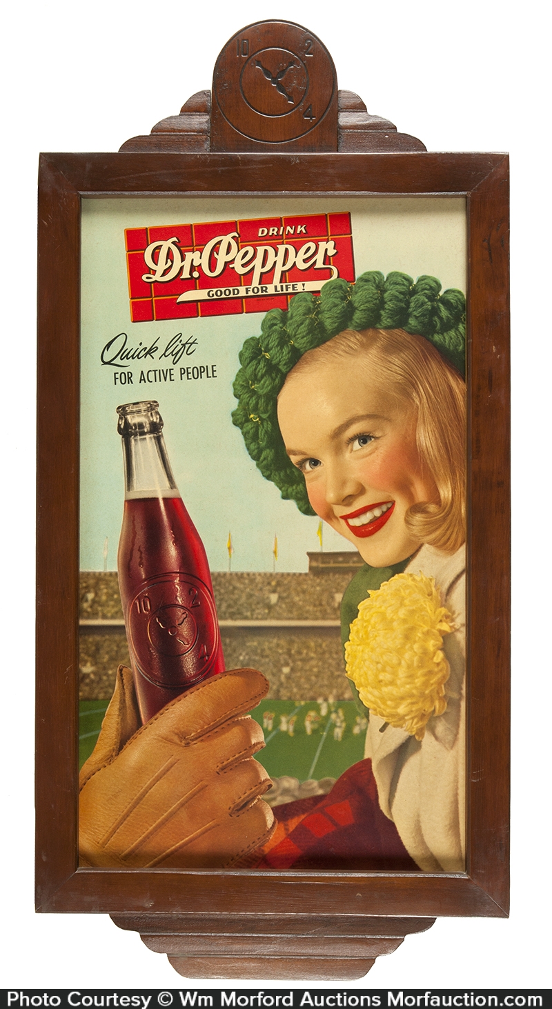Dr. Pepper Good for Life Sign • Antique Advertising