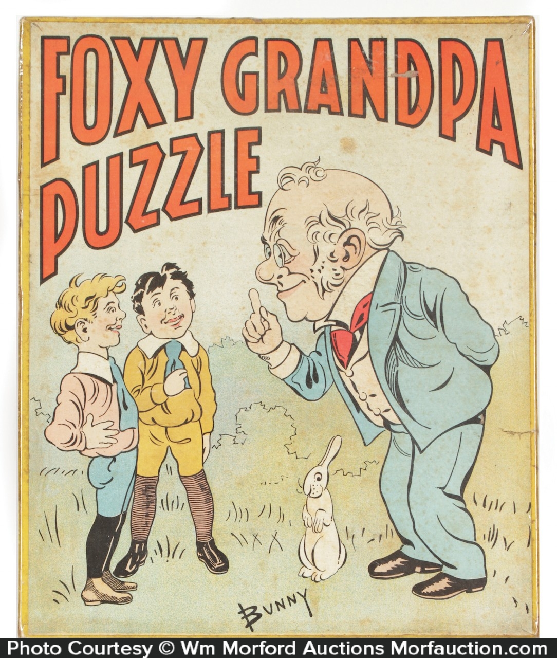 Antique Advertising Foxy Grandpa Puzzle • Antique Advertising