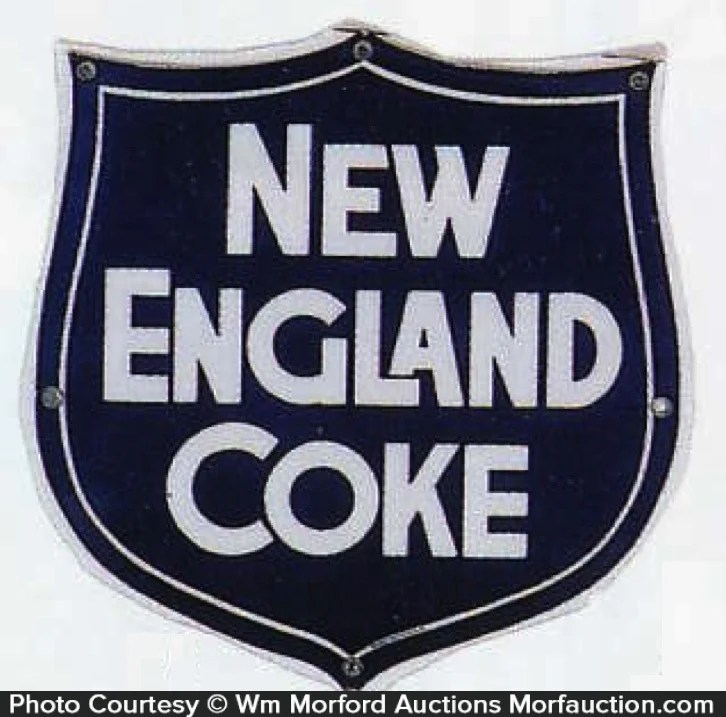 New England Coke Sign • Antique Advertising
