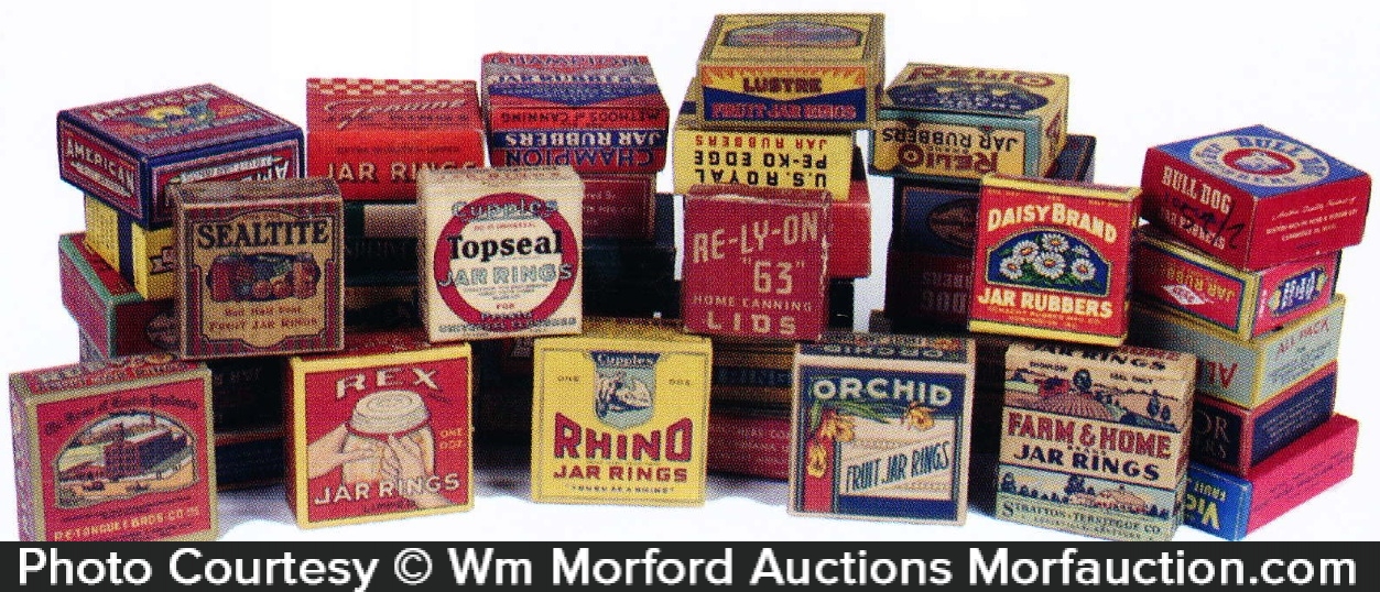 Vintage Canning Jar Rings Boxes • Antique Advertising
