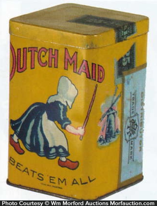 Dutch Maid Cigar Tin • Antique Advertising