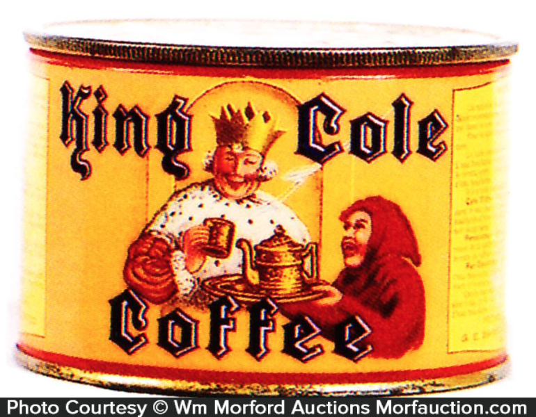 King Cole Coffee Can • Antique Advertising