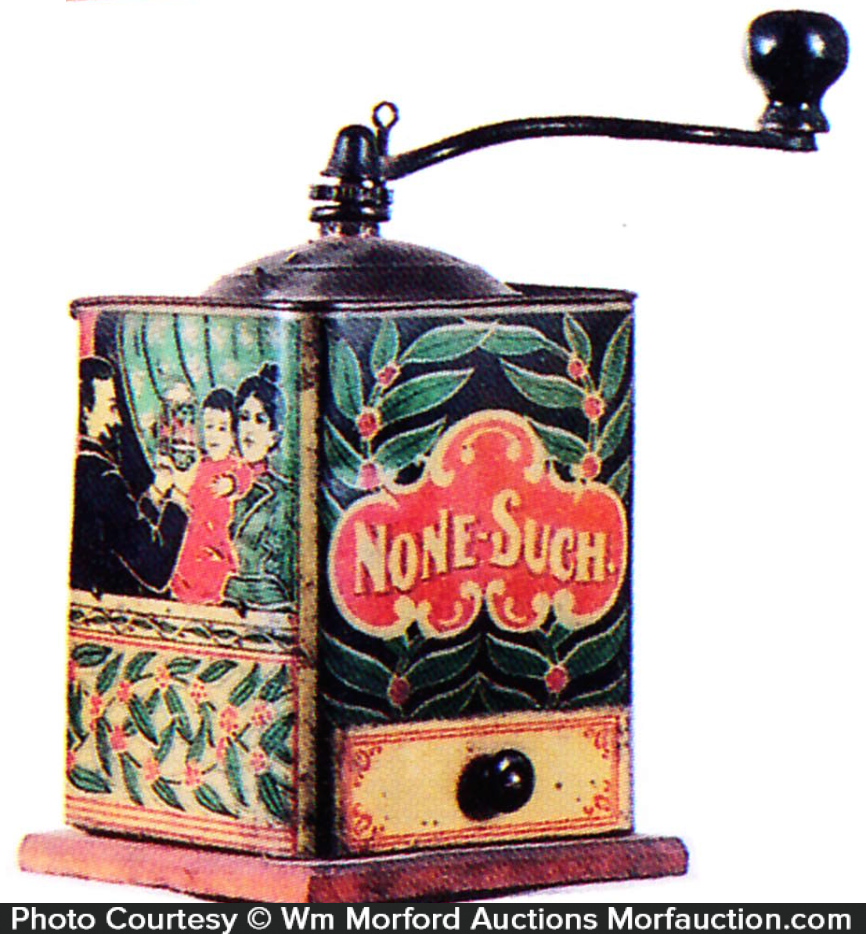 NoneSuch Coffee Grinder • Antique Advertising