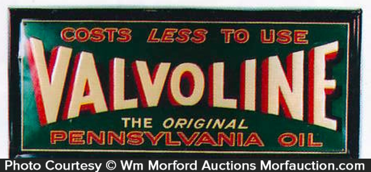 Valvoline Pennsylvania Oil Sign • Antique Advertising