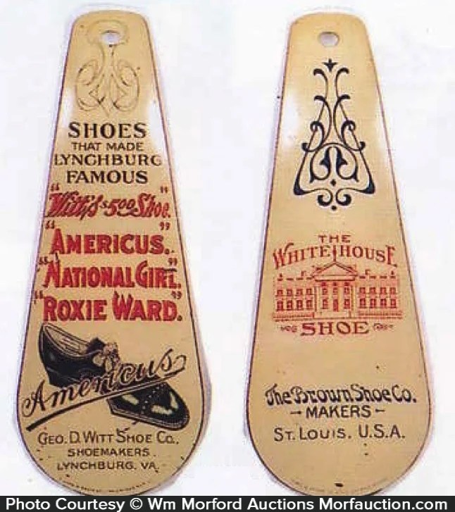 Vintage Shoe Horns • Antique Advertising