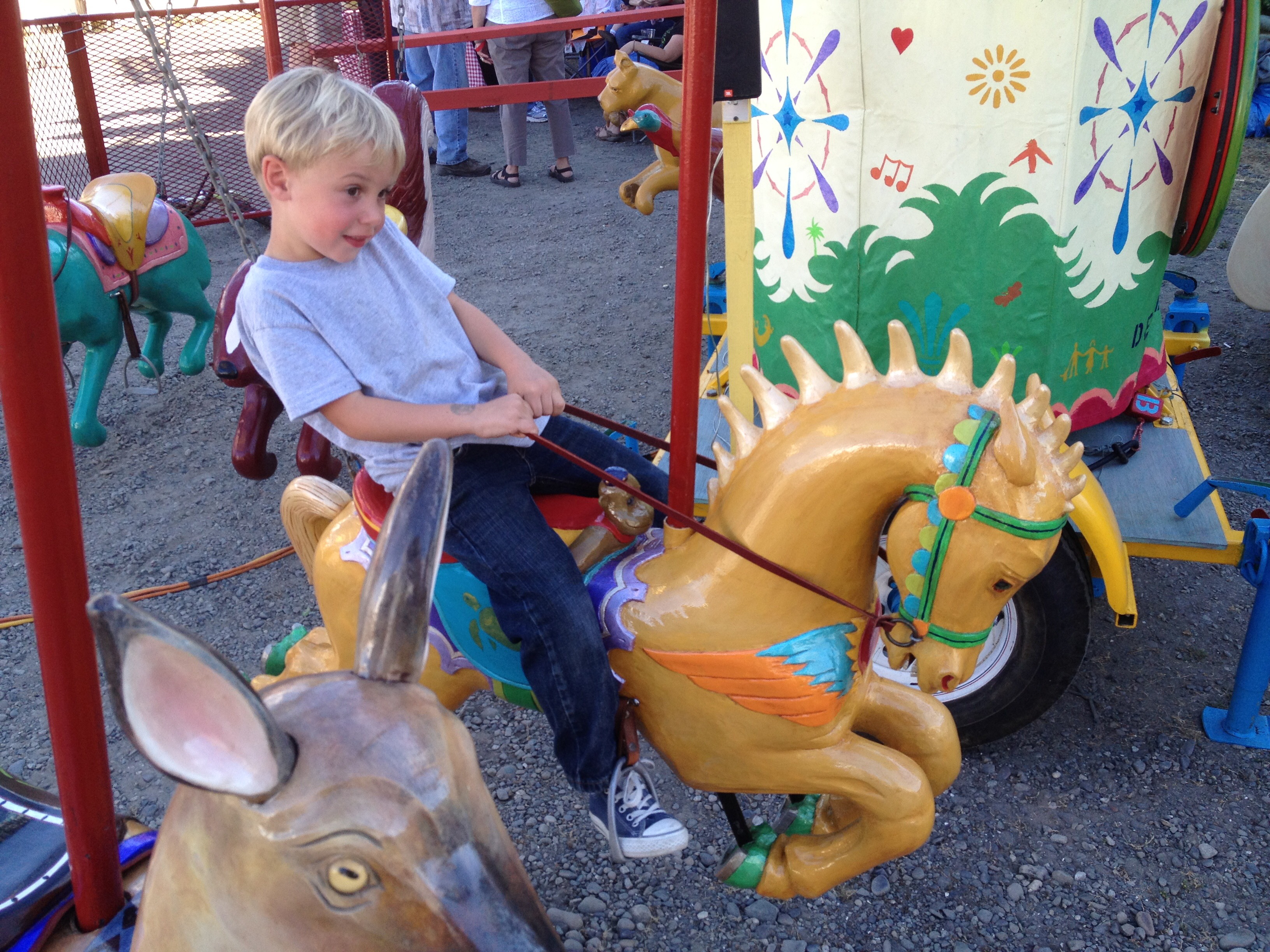 Fifteen Rider Portable Swing Carousel