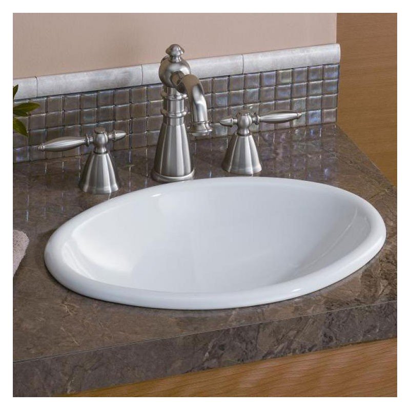 Mini Oval 17 Inch DropIn Basin SinkCP1102