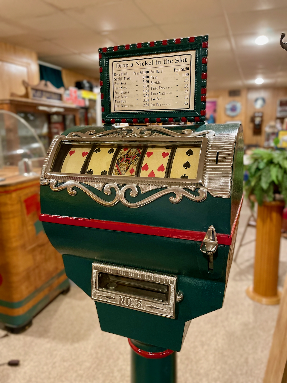 Trade Stimulators Buying and Selling Coin Operated Antique Slot