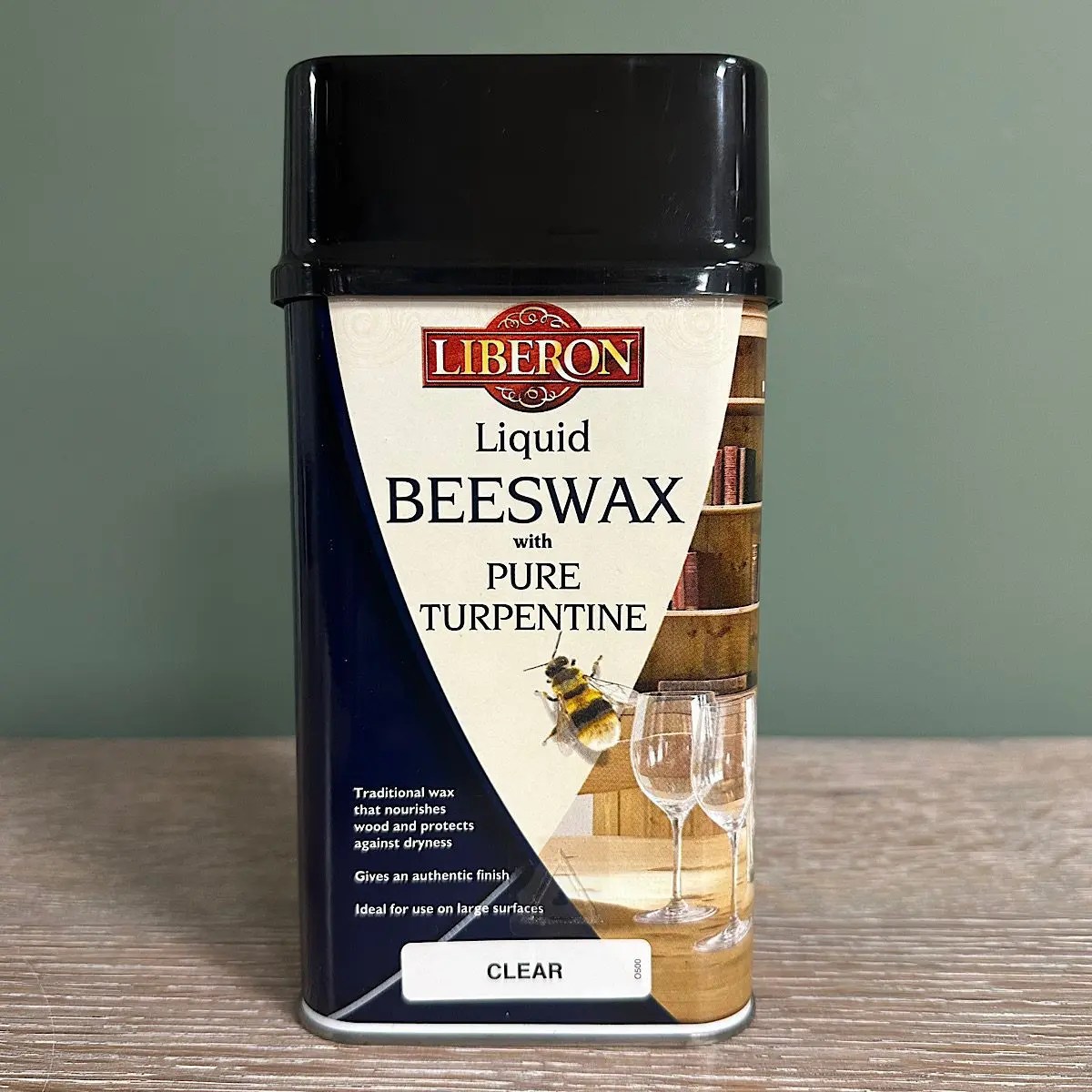 Liberon Liquid Beeswax with Pure Turpentine 500ml Antiques World