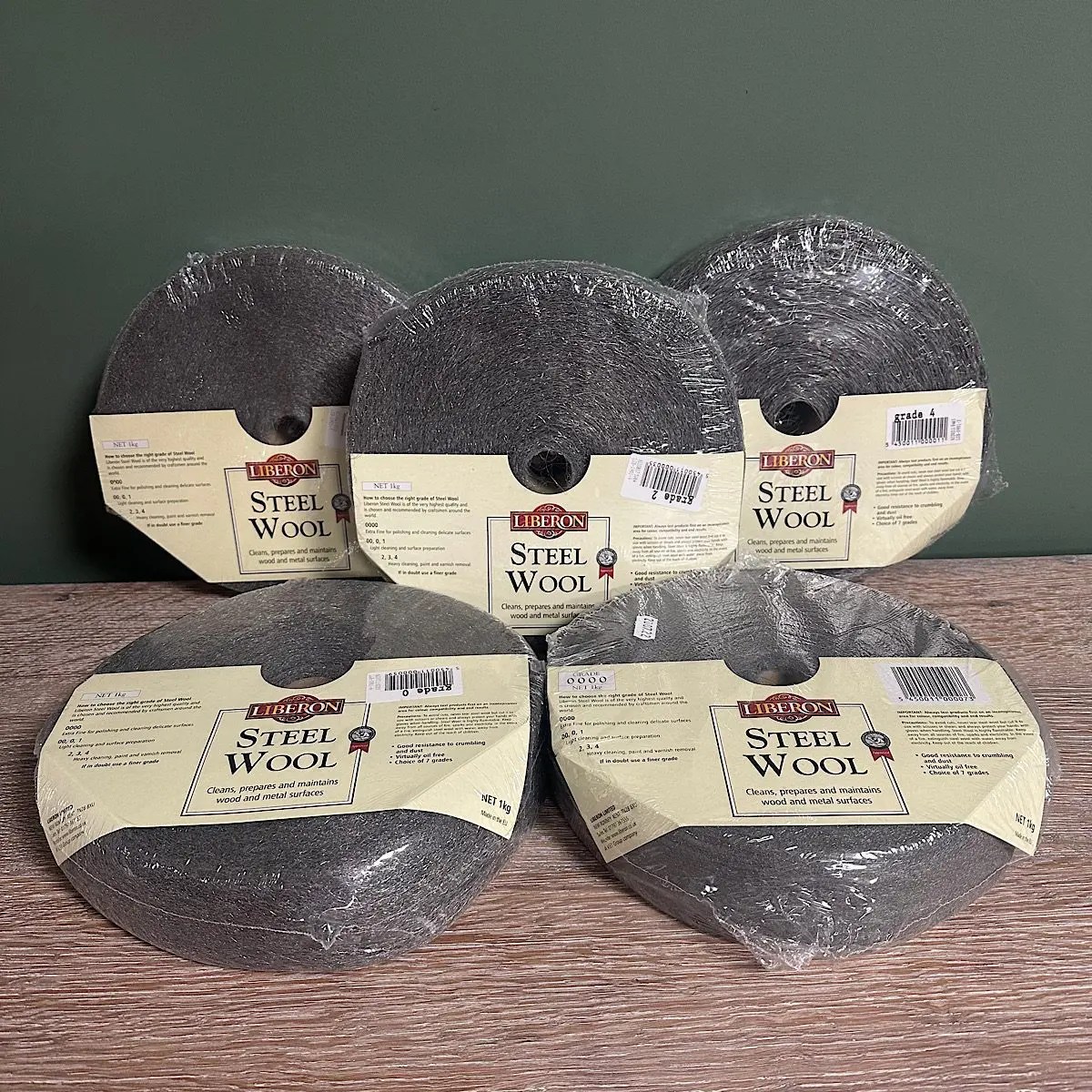 Liberon Steel Wire Wool 1 Kg All Grades