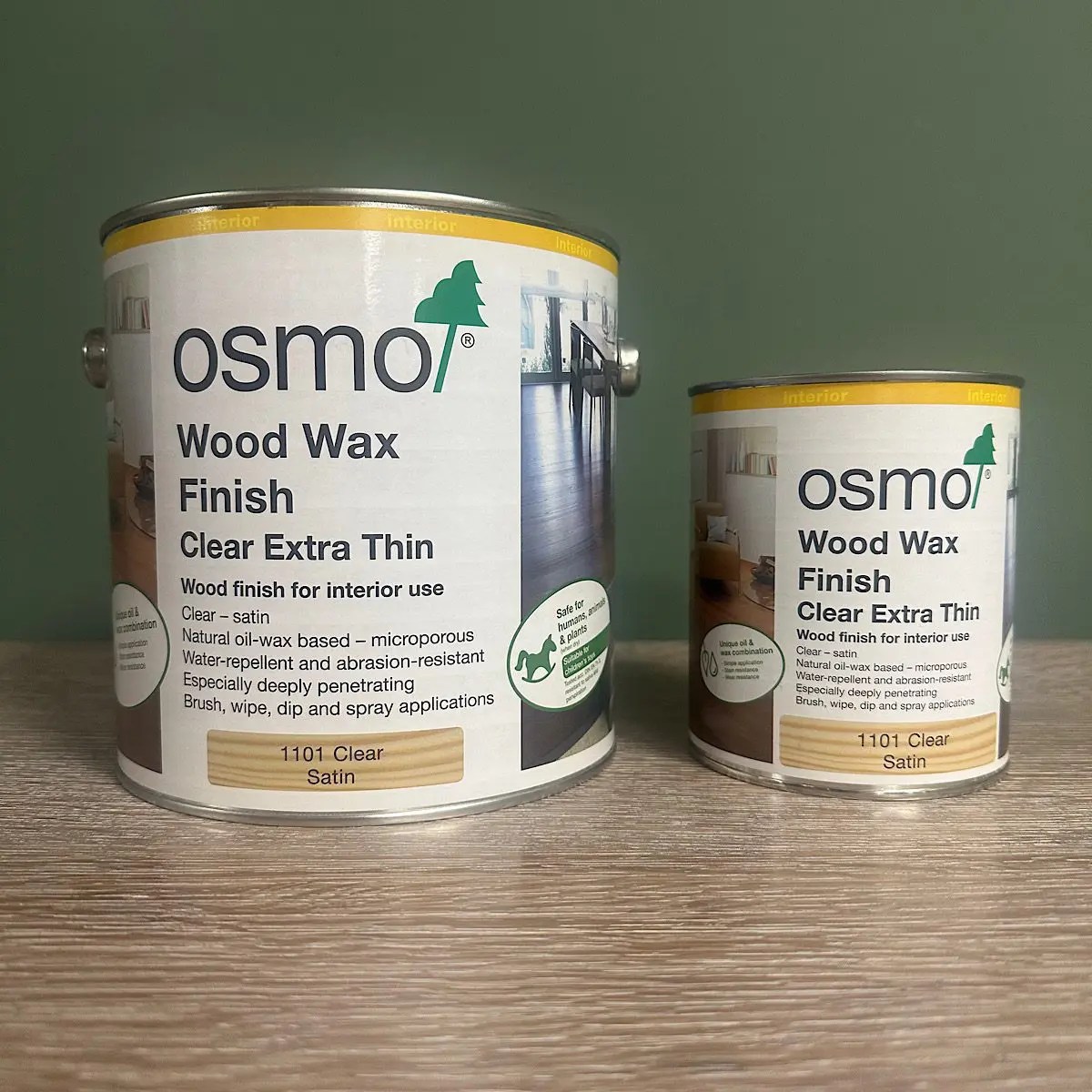 Osmo Wood Wax Extra Thin For Ingredient Rich Hardwoods