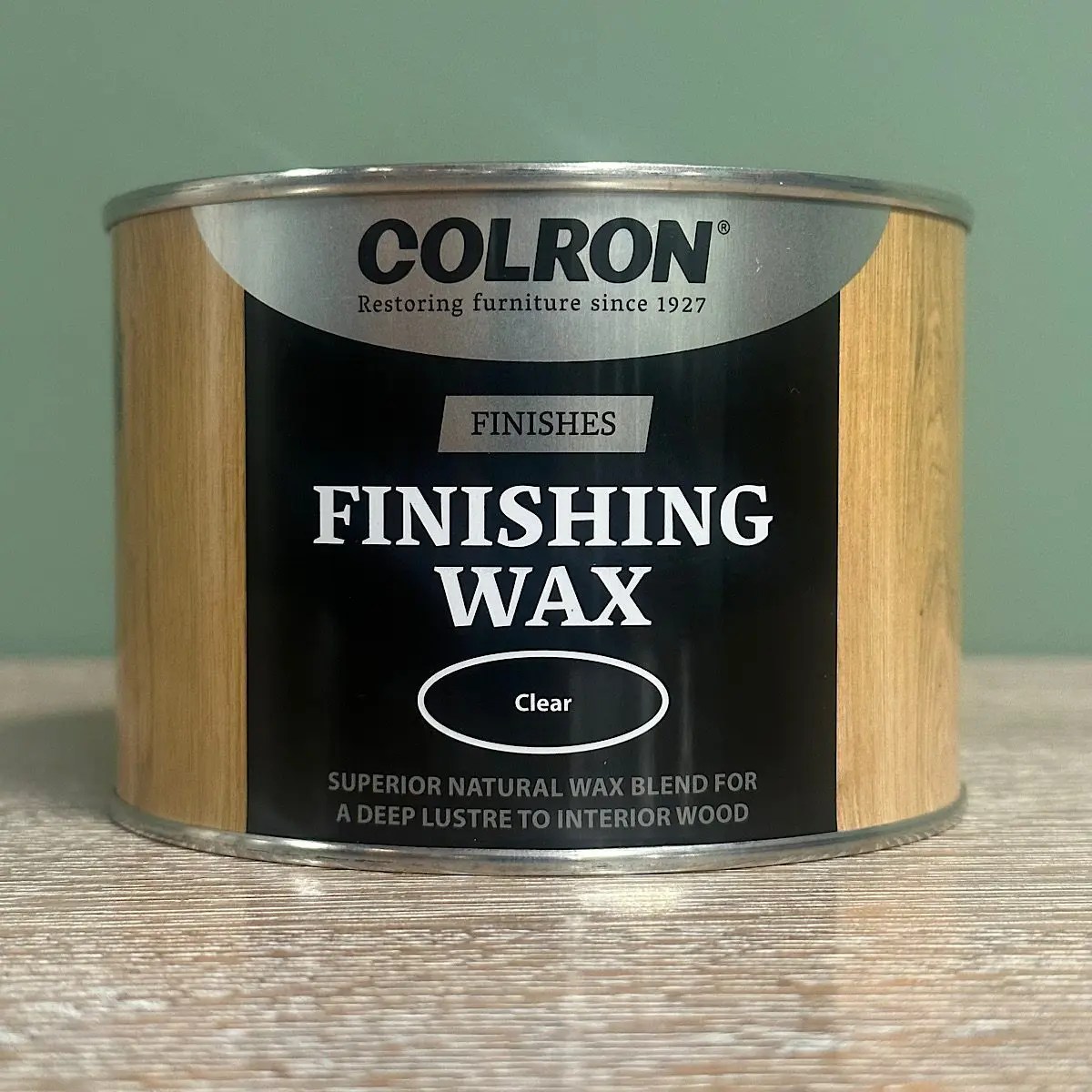 Colron Finishing Wax 325g Clear Antiques World
