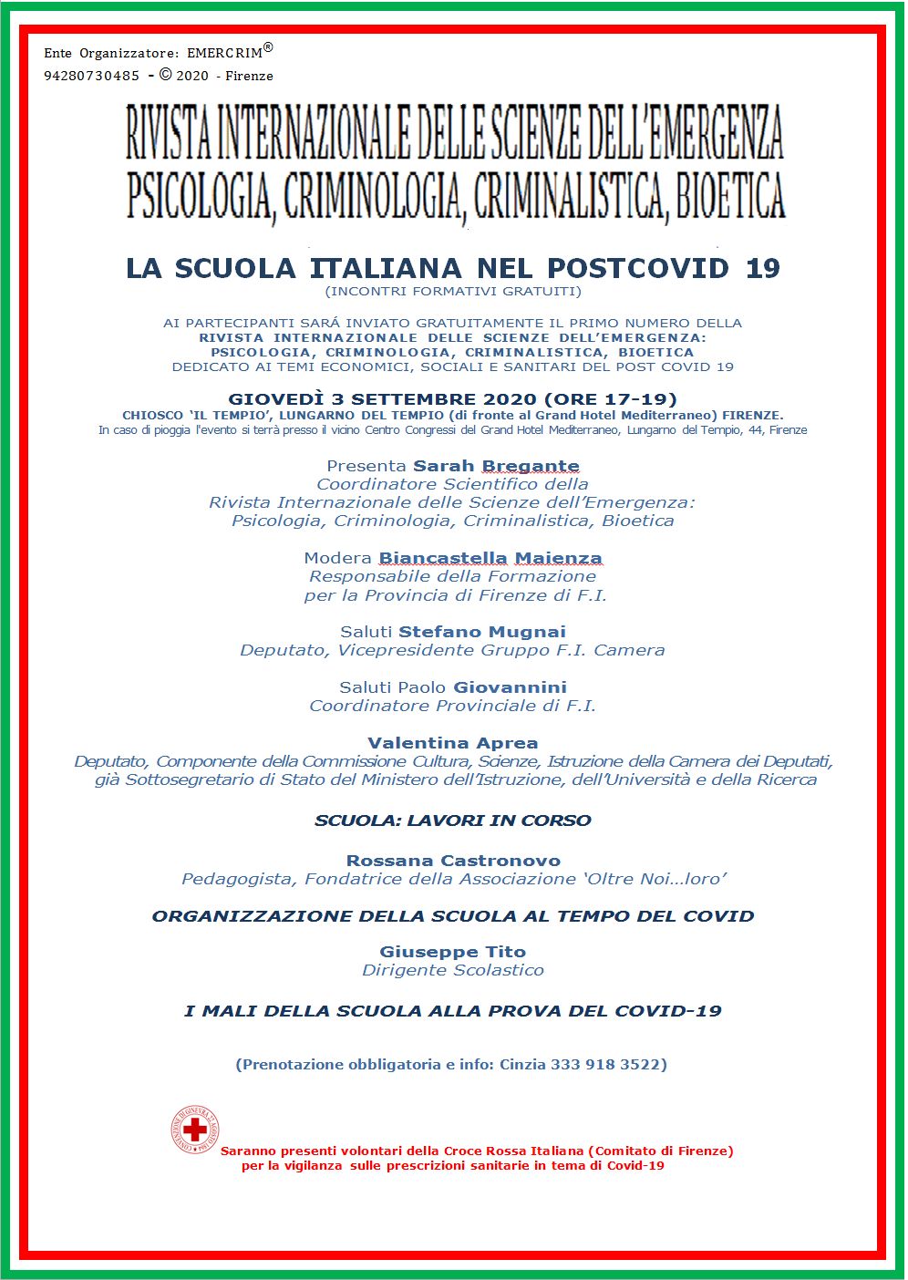Convegno Di Emercrim: 'La Scuola Italiana Nel Post-Covid 19' - Emercrim® Centro Studi E Di Formazione Sulla Sicurezza Civile E Personale 1404_x_996_jpg