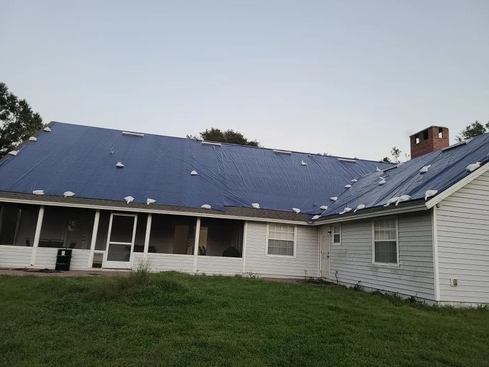 Emergency Tarping Antler Roofing