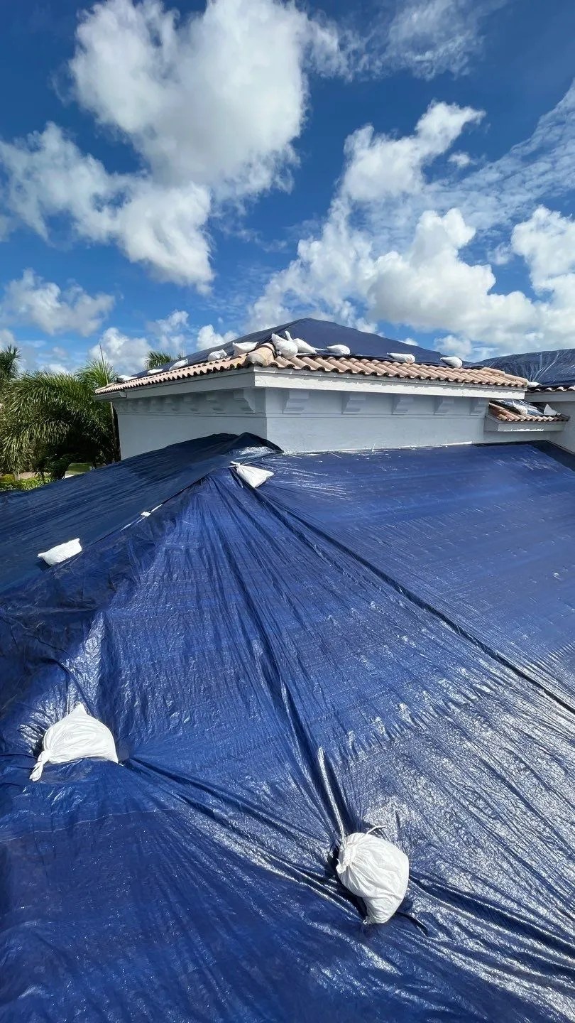 Emergency Tarping Antler Roofing