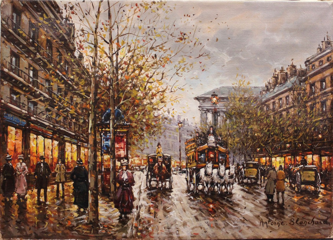 Boulevard de la Madeleine, Paris en 1900 Antoine Blanchard