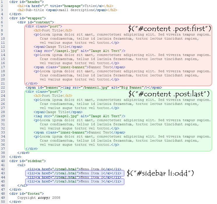 jQuery для начинающих. Часть 4. Селекторы Anton Shevchuk