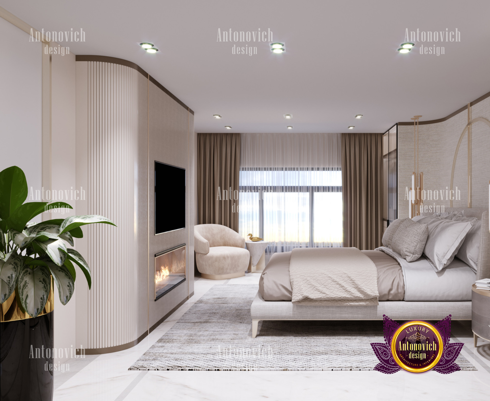 HighEnd Bedroom Design in Chicago