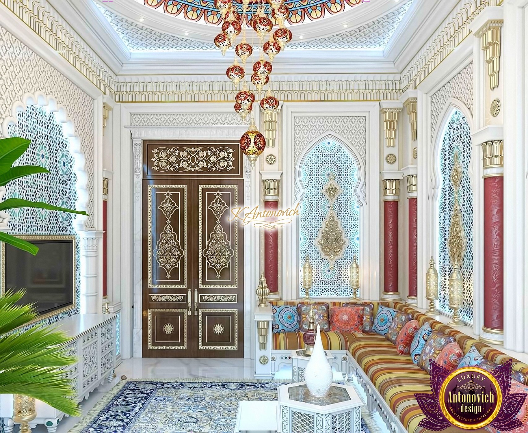 Moroccan sitting room