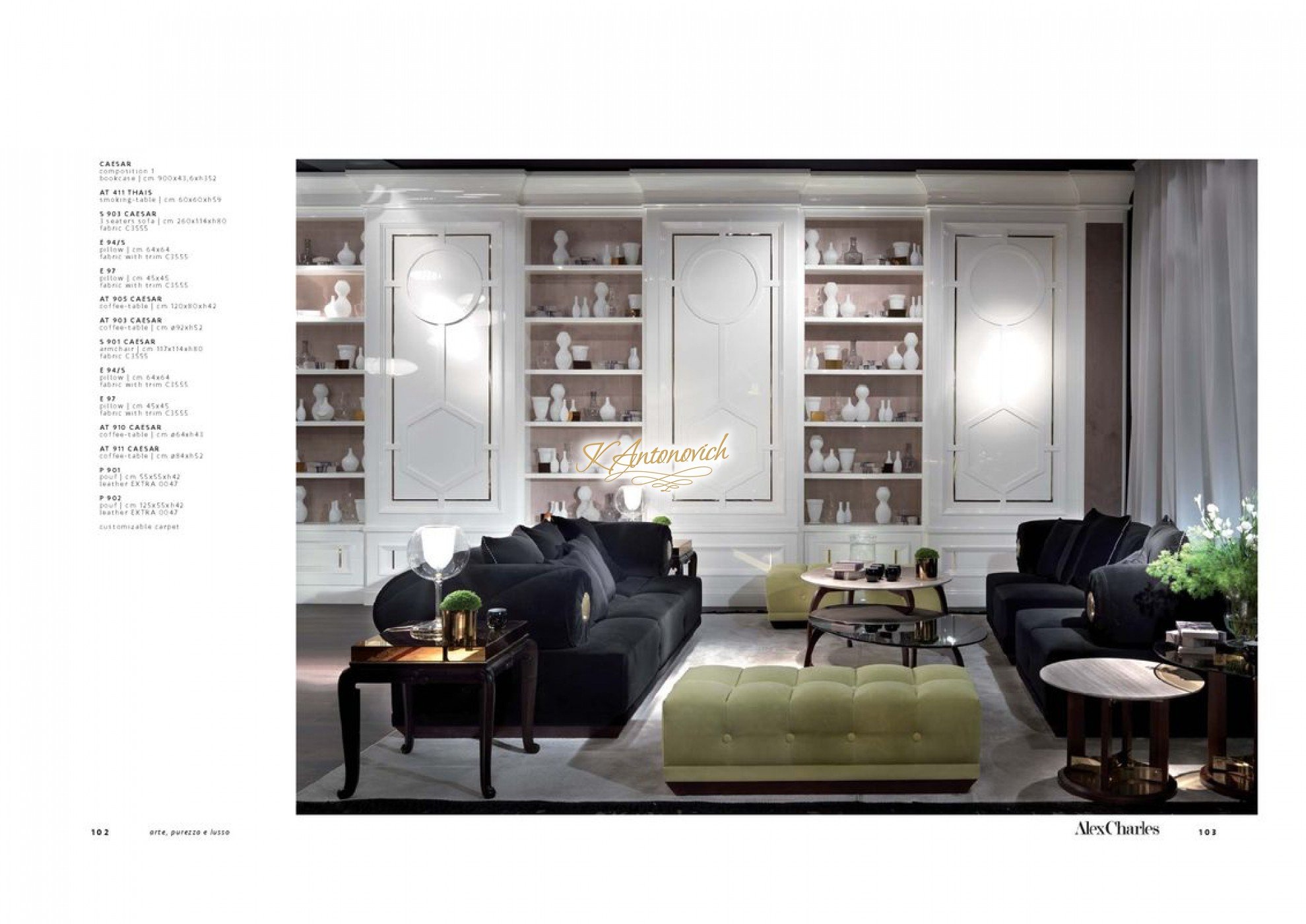 Expensive italian furniture