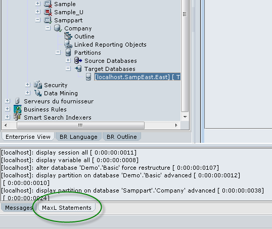 MaxL et ESSCMD, les langages d'administration d'Essbase