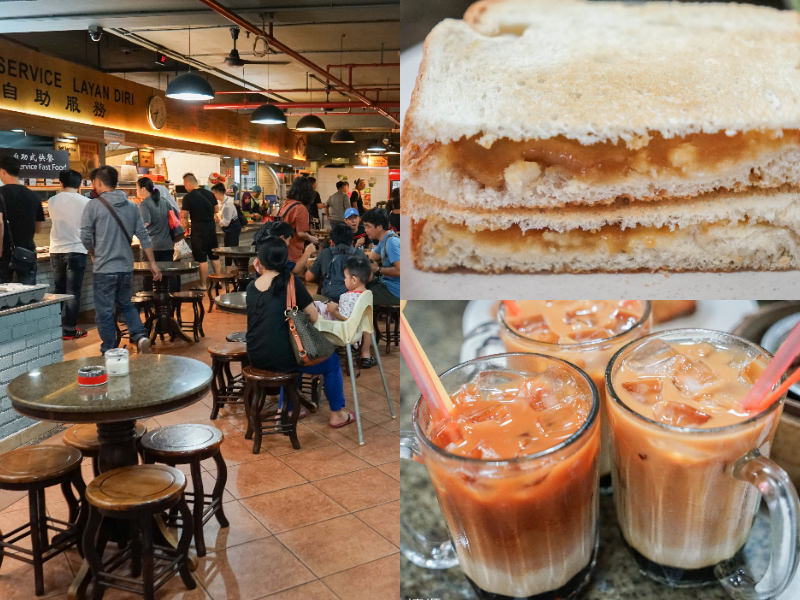 沙巴美食富源茶餐室(總店) | 近加雅街週末市集，必吃咖椰醬吐司、三色奶茶、辣死你媽椰漿飯。