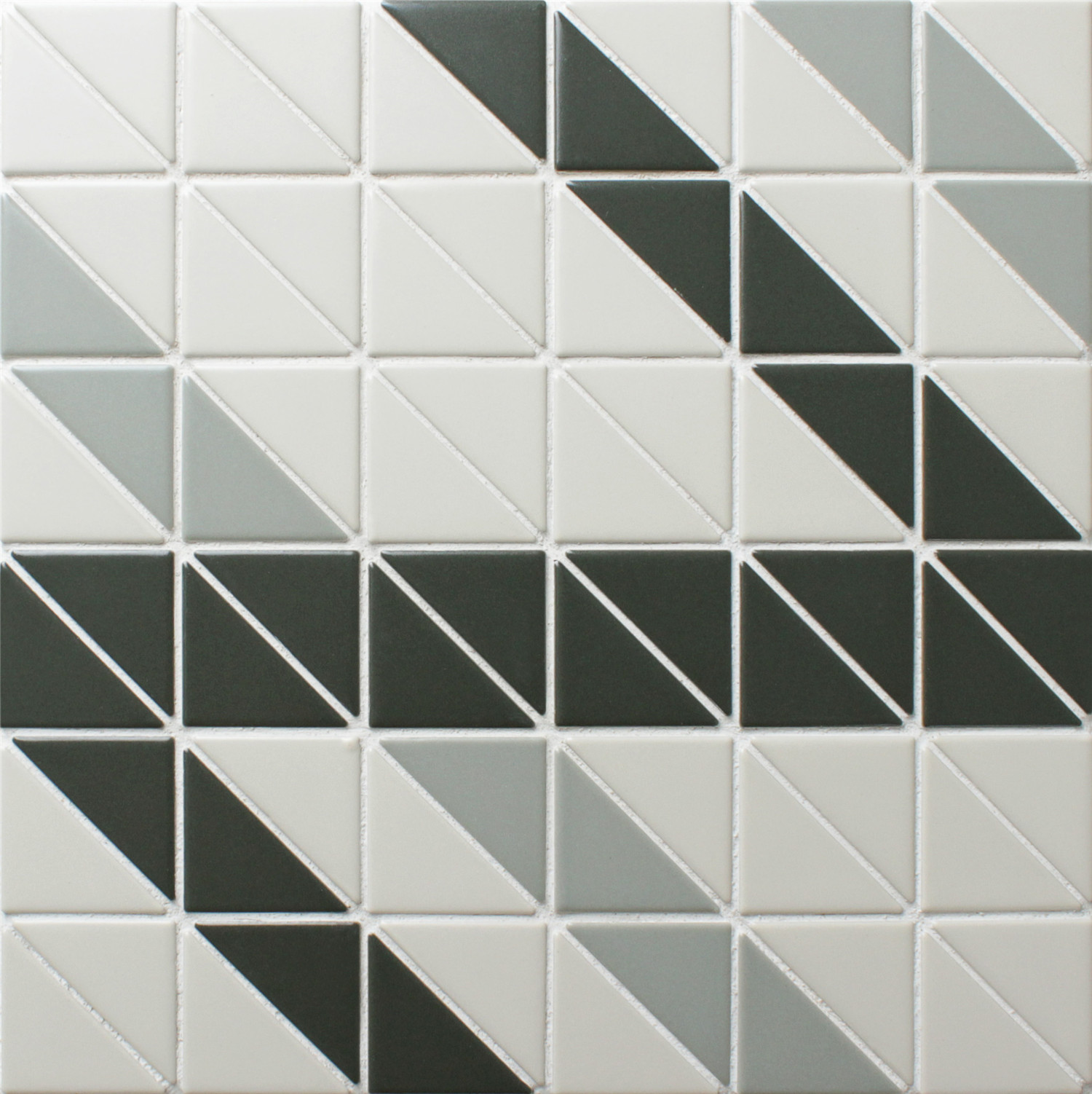 Chino Hill Ribbon 2'' Triangle Mosaic Geometric Wall Tiles ANT TILE • Triangle Tiles & Mosiacs