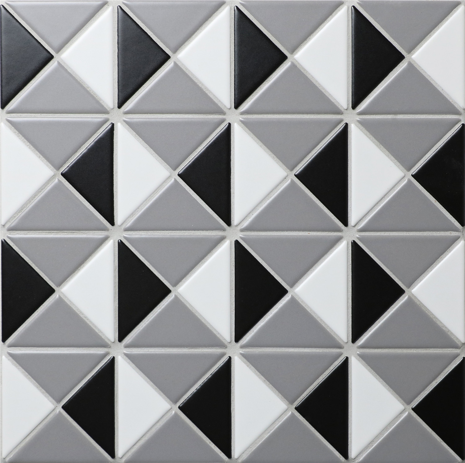 Classic Kaleidoscope 2'' Triangle Geometric Porcelain Tiles ANT TILE