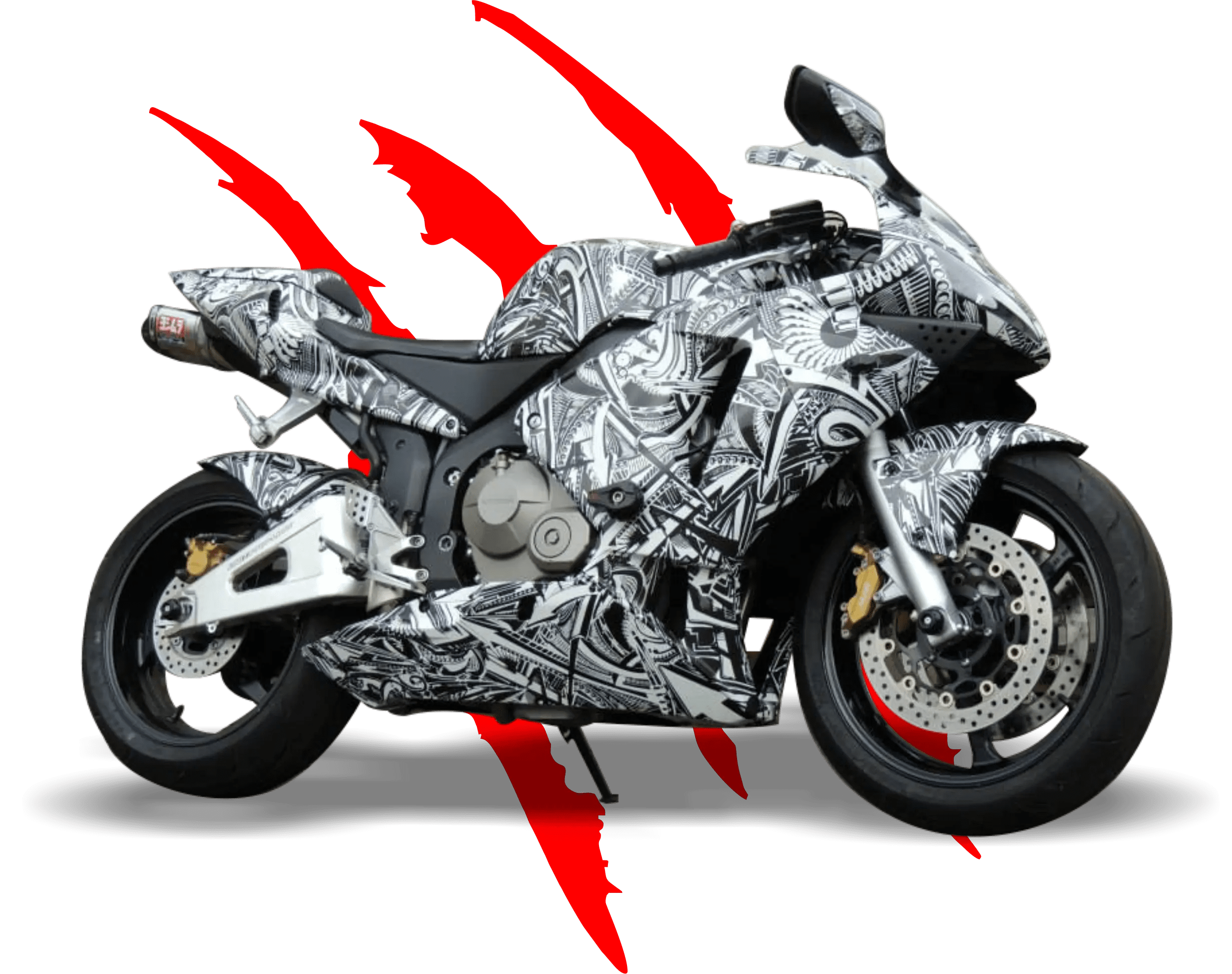 Motorcycle Wrapping Antuna Graphics