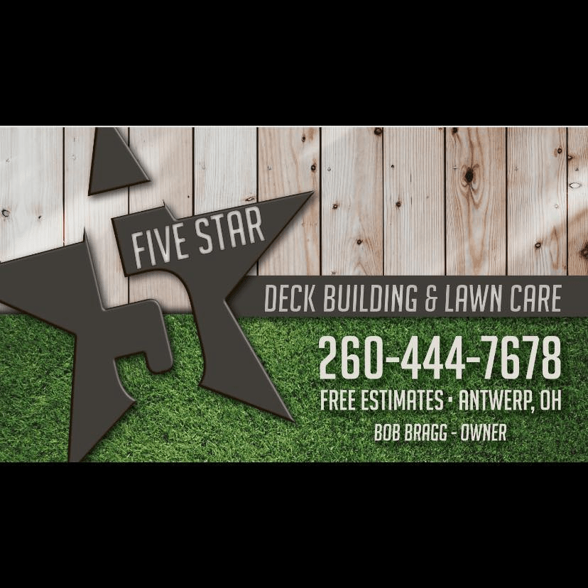 Five Star Deck Building and Fencing Antwerp Chamber of Commerce